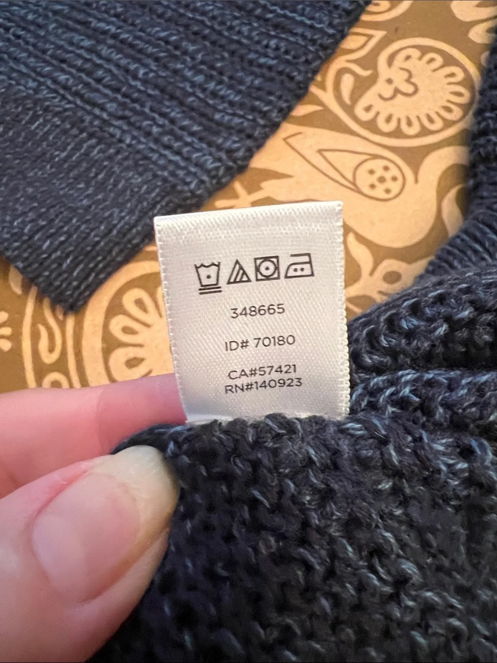 LOFT Navy & Blue Knit Crewneck Pullover Sweater